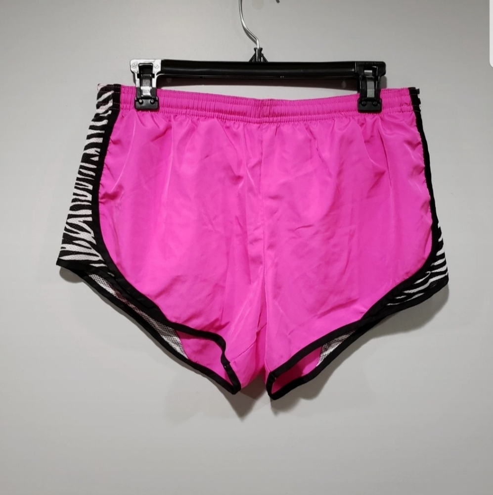 Hot Pink & Zebra Patterned Shorts